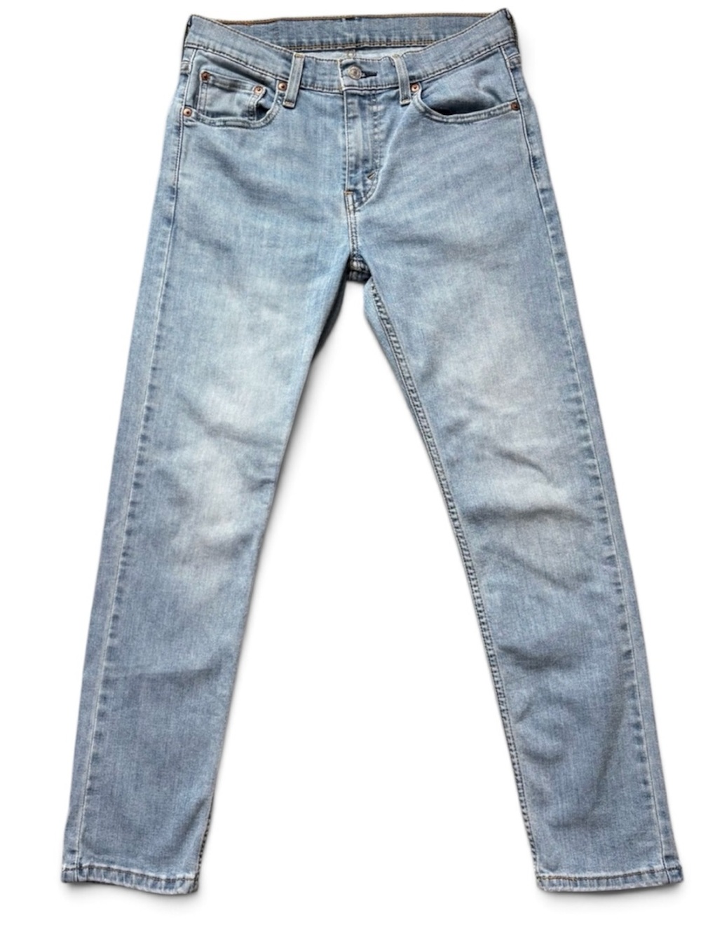Levi's Mid Rise Light Blue 502 Regular Taper Jeans Size 30